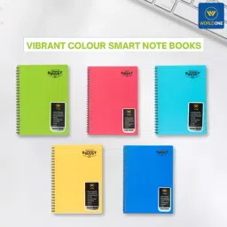 Worldone Wiro Bound Smart Notebook Size A5, WPE1224 (Pack of 5) image 2
