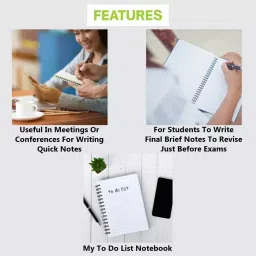 Worldone Wiro Bound Smart Notebook Size A5, WPE1224 (Pack of 5) image 5