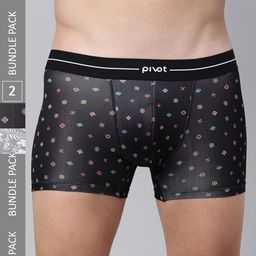 pivot Men Pack Of 2 Printed Trunks PT-S23-P2-TRK-10-53