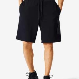 Domyos by Decathlon Black Slim Fit Sports Shorts-image-27