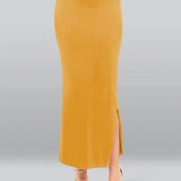 Lyra Mustard Saree Shapewear-image-86