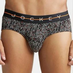 Jockey NY01 Black Super Combed Cotton Briefs with Ultrasoft Waistband (Prints May Vary)-picture-47