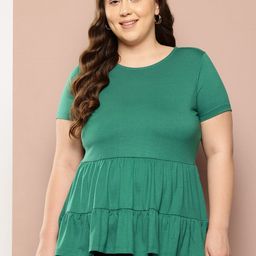 Sztori Plus Size Tiered Top-picture-35