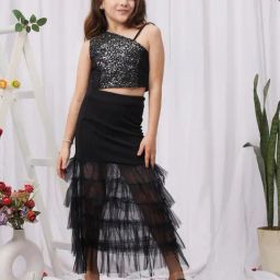 NEUDIS Kids Black Girls Skorts-image-59