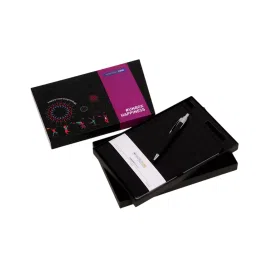 Worldone Executive Gift Set Notebook With Ball Pen Happy New Beginnings Size A5 Assorted Color, WPP1407-67