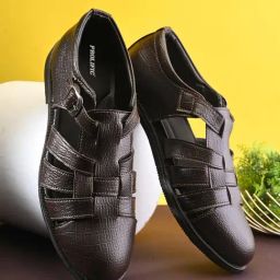 Prolific Men's Brown Fisherman Sandals-picture-11
