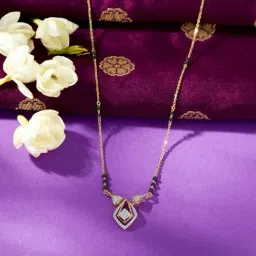 P.N.Gadgil Jewellers 18 KT Yellow Gold & Diamond Modern Mangalsutra For Woman-picture-27