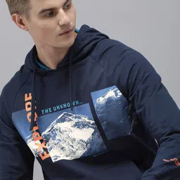 Wildcraft Graphic Printed Pure Cotton Hooded Sweatshirt-picture-29