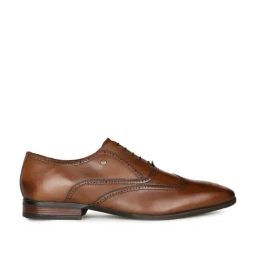 Hush Puppies by Bata Men's Tan Brogue Shoes-image-26