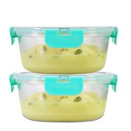 Allo Borosilicate Glass Containers with Lids Microwave Safe Container for Glass Storage Containers-image-40