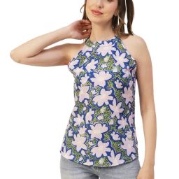 Moomaya Multicolor Floral Print Top-picture-16
