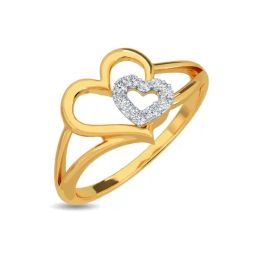 Kisna Diamond & Gold Jewellery Baha 18k (750) Diamond & Gold Ring For Women-picture-26
