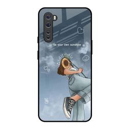 QRIOH Floral Printed OnePlus Nord Back Case Mobile Accessories-image-71