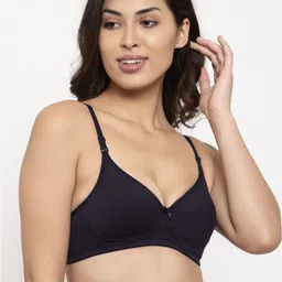 Prag & Co Navy Blue Medium Coverage Lightly Padded T-shirt Bra - AB40230BN-picture-48