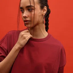 glitchez Everyday Utility Drop-Shoulder Oversized Sweatshirt image 2