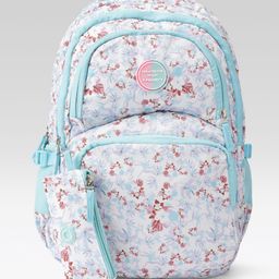 Priority Girls Graphic Print 16Inch Laptop Backpack With Pouch - 40 L-42