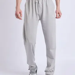 EDRIO Grey Regular Fit Trackpants-picture-39