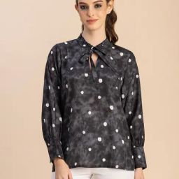 Moomaya Grey Printed Shirt-image-41