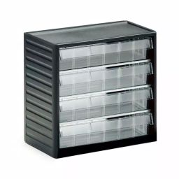 Treston 4 Drawer Storage Unit PP 290 x310 x180 mm Grey, 296-3-image-99