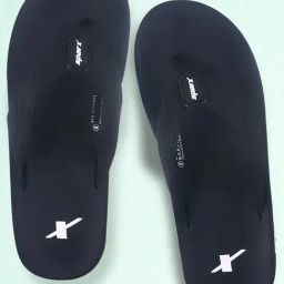 Sparx Men's Black Flip Flops-96