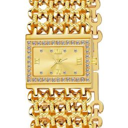 Miss Perfect Unisex Embellished Dial & Bracelet Style Straps Analogue Watch TrM27-picture-43