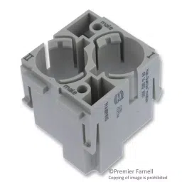 Harting Heavy Duty Connector Inserts / Modules HAN-QUINTAX MODULE, PLUG, 2WAY, CRIMP, 09140023001-27