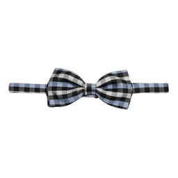Alvaro Castagnino Black & Blue Checked Bow Tie-image-31