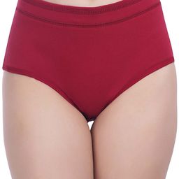 YOU FOREVER Women Pack Of 2 Cotton High Waist Hipster Briefs-35