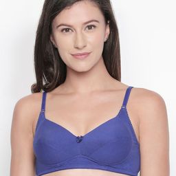 Bodycare Pack Of 2 Solid Non-Wired Heavily Padded Everyday Bra E5531BLBL-33
