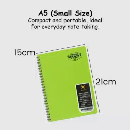 Worldone Wiro Bound Smart Notebook Size B5, WPE1226 (Pack of 5) image 3