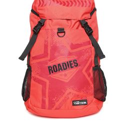 Roadies by THe VerTicaL Unisex Red Printed Backpack-14