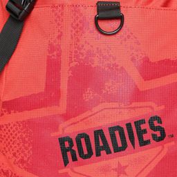 Roadies by THe VerTicaL Unisex Red Printed Backpack image 4