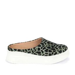Fausto Women's Olive Mule Shoes-image-52