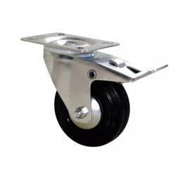 Guitel Hervieu Braked Swivel Castor Wheel 80 Kg Capacity 80 mm Wheel, 12755082-image-16