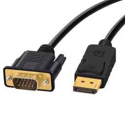 Mak World DisplayPort to VGA Cable 1.5 m Male-to-Male ‎150 g Black-1