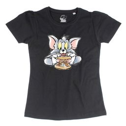 TomJerry Girls Black Printed Cotton Pure Cotton T-shirt-image-46