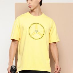 Alcis Men Typography Printed Drop-Shoulder Sleeves Sports T-shirt-image-25
