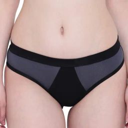 La Intimo Grey & Black Mermaid Bikini Panty-image-32
