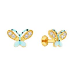 Malabar Gold and Diamonds 22 kt Gold Earrings for Kids-image-33