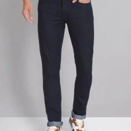 AD by Arvind Navy Skinny Fit Lightly Washed Jeans-image-20