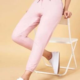 Honey by Pantaloons Pink Cotton Joggers-picture-23