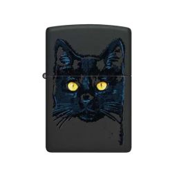 Zippo Black Brass Cat Design Windproof Pocket Lighter-picture-39