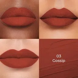 Colors Queen Lippie Creamy Long Lasting Matte Lipstick With Jojoba Oil - 5g - Gossip 03 image 4