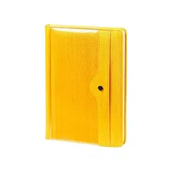 Worldone Pu Notebook, Front Transparent View Pocket With Tich Button Closure Size A5 Assorted Color, WPP1433 image 4