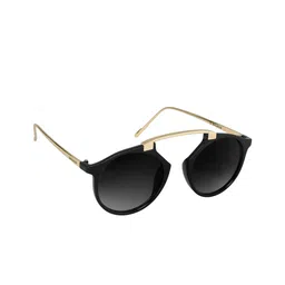 Walrus Men Black Lens & Black Oval Sunglasses with UV Protected Lens-image-38
