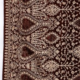 Manyavar Men Purple & Off White Self Design Sherwani Set With Dupatta image 4
