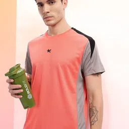 HRX by Hrithik Roshan Colorblocked Detail Rapid-Dry Running T-shirt-picture-11