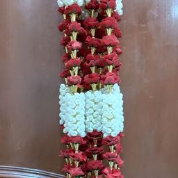 Sellplus 6-Pcs White & Red Garland Toran Hangings-14
