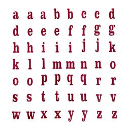 Comet Busters Red Self Adhesive Alphabet 3D Decals & Stickers-13