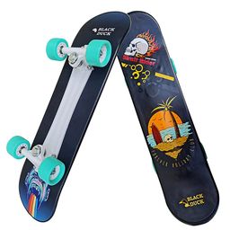 Jaspo Skatie Bones Black Duck Complete Fibre Skateboard - Multicolour-14
